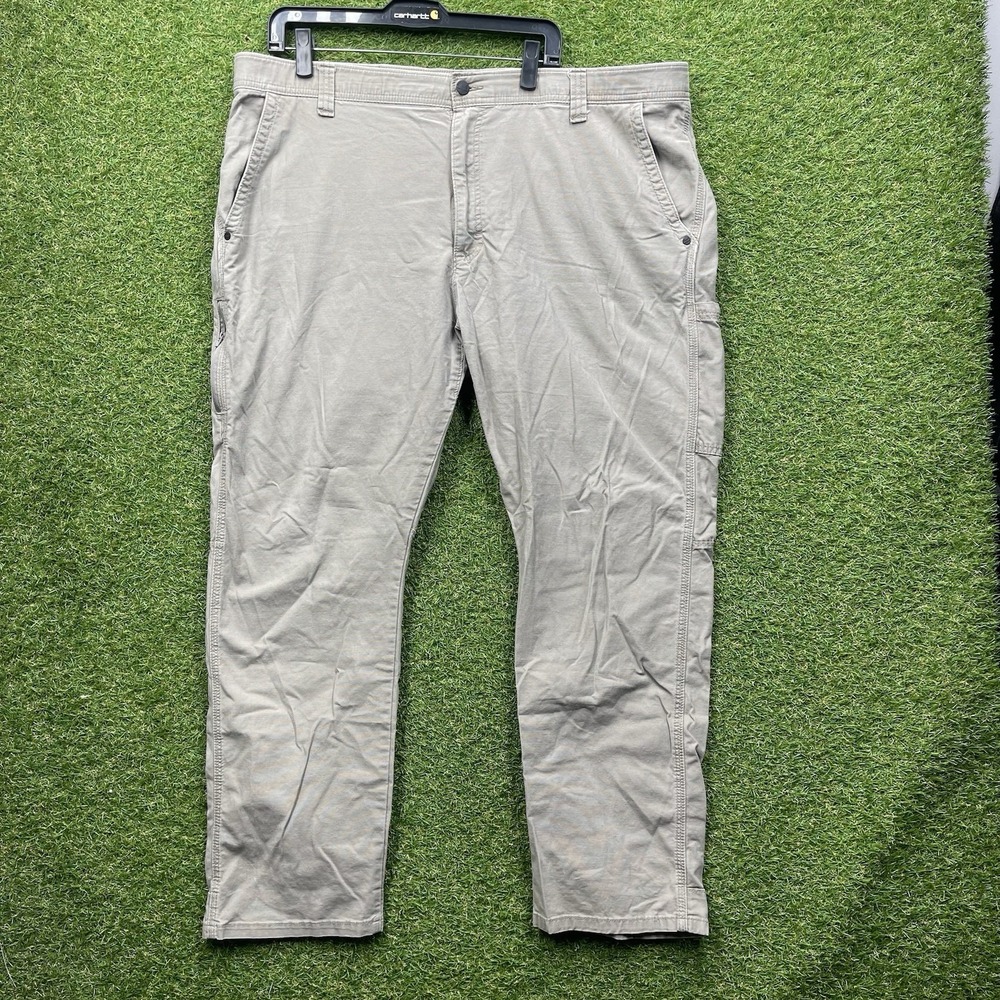 Wrangler Performance Series Pants Mens 44x30 Straight Fit Chino Khaki Work Hike
